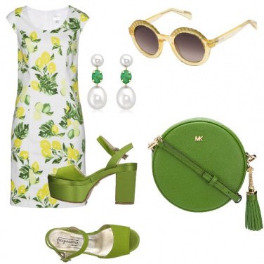Outfit Limoni e zeppe