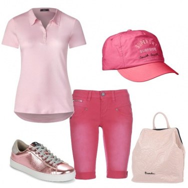 Outfit Sportiva in rosa