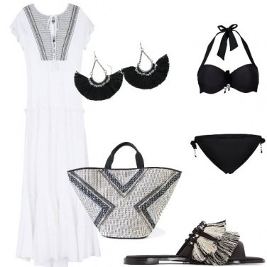 Outfit Boho in spiaggia