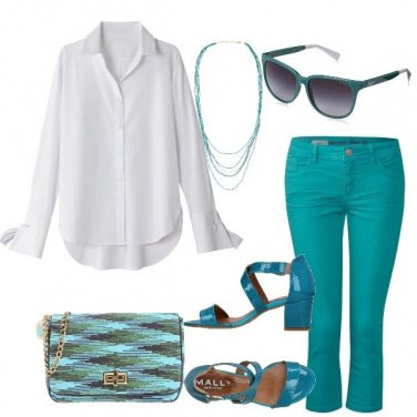 Outfit Turchese un po’ ovunque