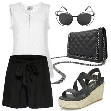 Outfit Bianco e Nero