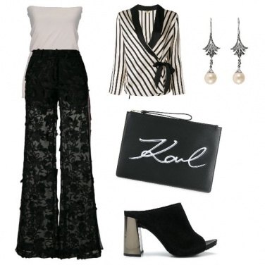 Outfit Trasparenze di pizzo