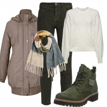 Botas mujer verde Rieker | Bantoa