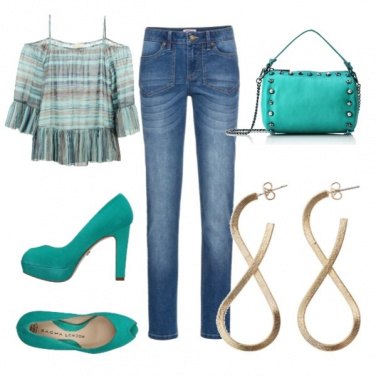 Outfit I colori del mare in città