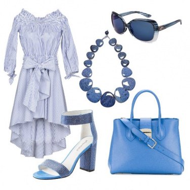 Outfit Il fiocco e le righe