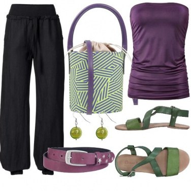 Outfit Neroverdeviola!