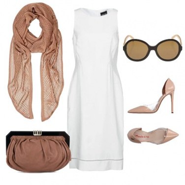 Outfit Il tubino diventa bianco
