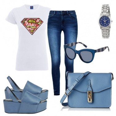 Outfit Sandali e borsa coordinati