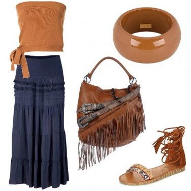 Outfit La gonna lunga