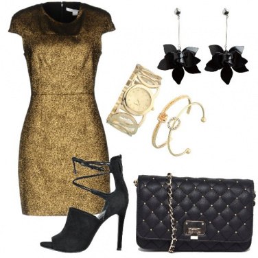 Outfit Bronzo per una sera estiva