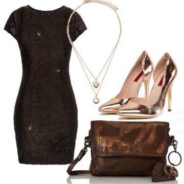 Outfit Un abito scintillante