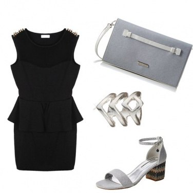 Outfit Vestito corto dall\'animo glam rock