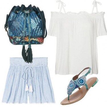 Outfit Perline e frange