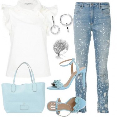 Outfit Jeans e tacchi