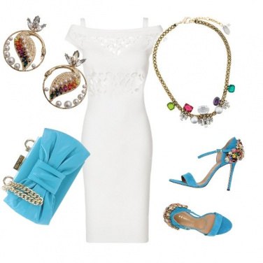 Outfit Il sandalo turchese super chic