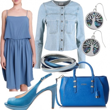 Outfit Sfumature di blu