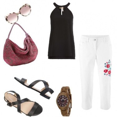 Outfit Basic, per una giornata calda in città