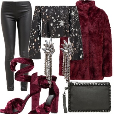 Outfit Borgogna