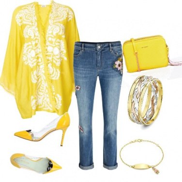 Outfit Kimono lime