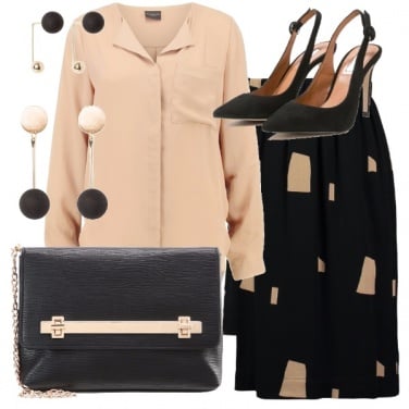 Outfit Black and gold