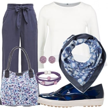 Outfit Autunno in blu