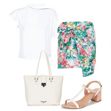 Outfit La gonna floreale