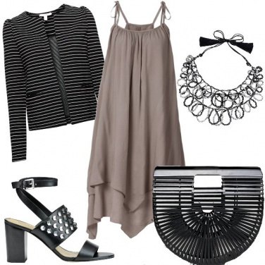 Outfit Un prendisole che diventa abito