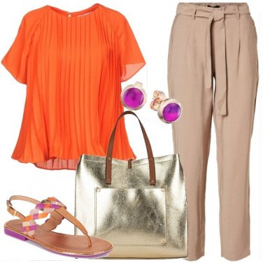 Outfit L\'arancione per l\'ufficio