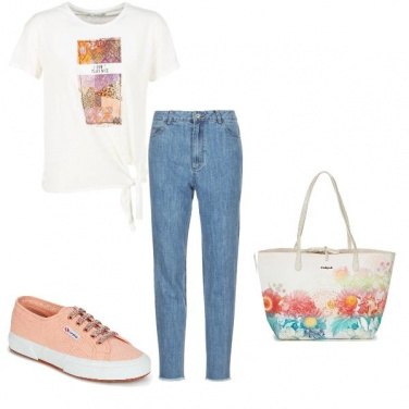 Outfit Intramontabile jeans&sneakers