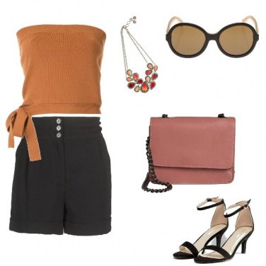 Outfit Competizione, shorts stile bon ton