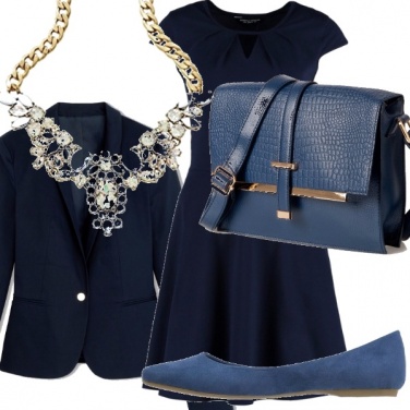 Outfit Autunno in blu