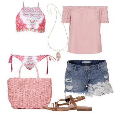 Outfit Ispirazione boho in spiaggia