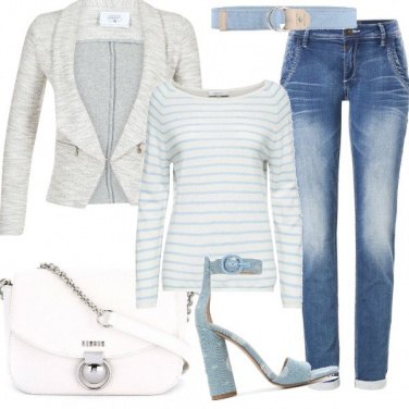 Outfit Casual in colori soft