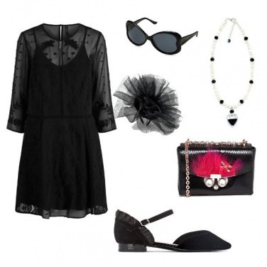 Outfit Lolita in nero
