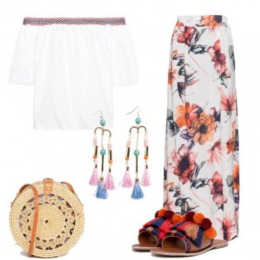 Outfit La gonna a fiori