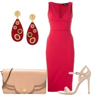 Outfit Tubino rosso