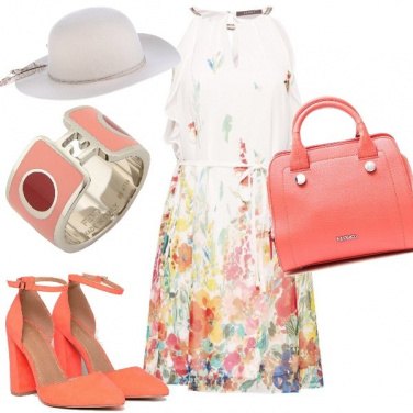 Outfit Cerimonia colori acquerello