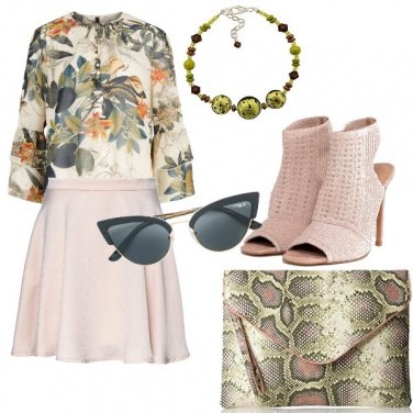 Outfit Bon ton in rosa