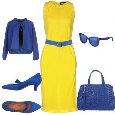 Outfit Giallo colore estate 2018.ufficio