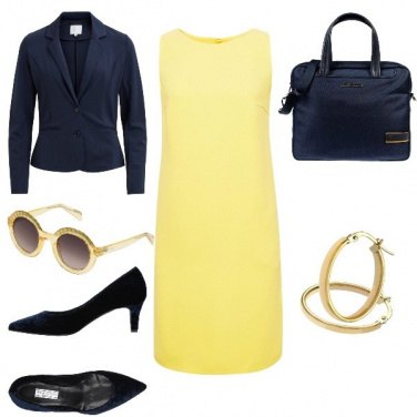 Outfit Giallo colore estate 2018.ufficio