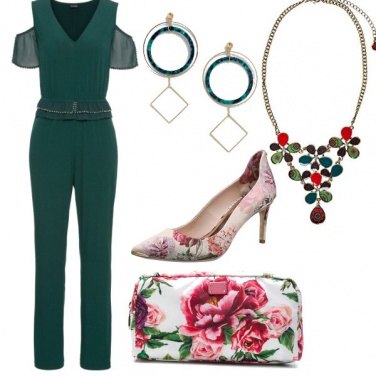Outfit Jumpsuit e fiori