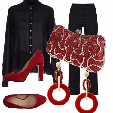 Outfit Rosso e nero 2/2 - a cena fuori