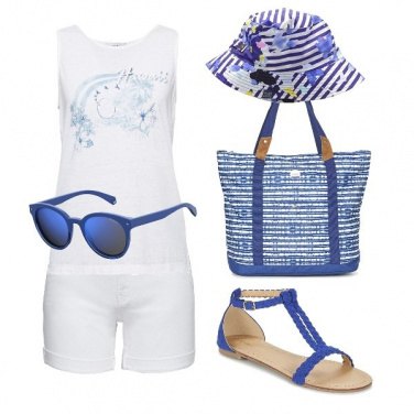 Outfit Bianco sulla pelle abbronzata