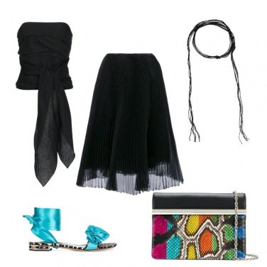 Outfit Il dettaglio turchese