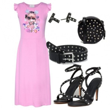 Outfit Pink rock