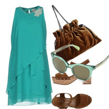 Outfit Menta e cioccolato