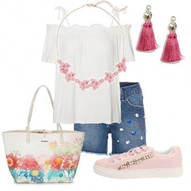 Outfit Nuance sul rosa