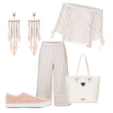 Outfit Chic in rosa