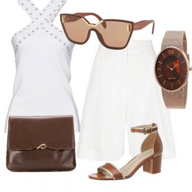 Outfit Cioccolato e panna