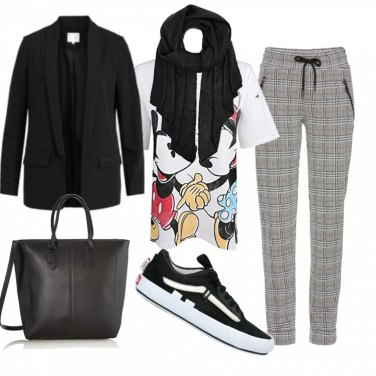 Outfit Sneakers Negro Un solo color Mujer: 2 Outfit Mujer | Bantoa